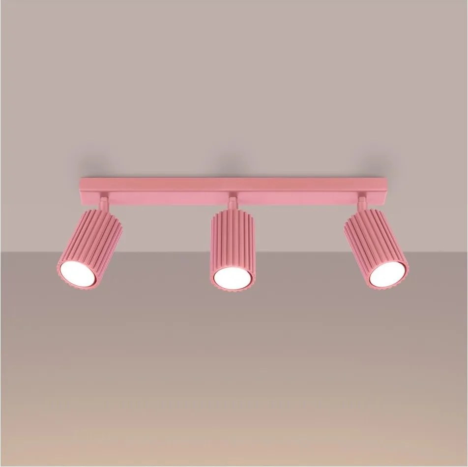 Brilagi - Spot LED CRESTO 3x GU10, 10 W, 230 V, roz