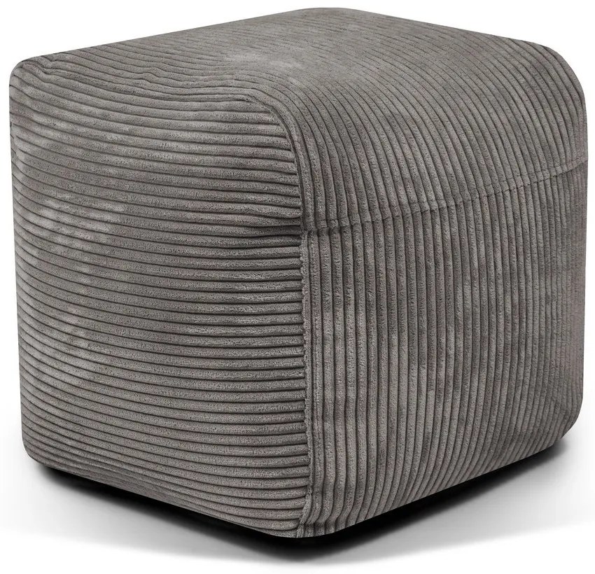 Fotoliu bean bag galben muștar cu tapițerie din catifea reiată Plus 50 Lounge – SLOWDOWN