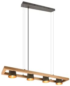 Suspensie 4 becuri E14 BELL 301900467 TRIO