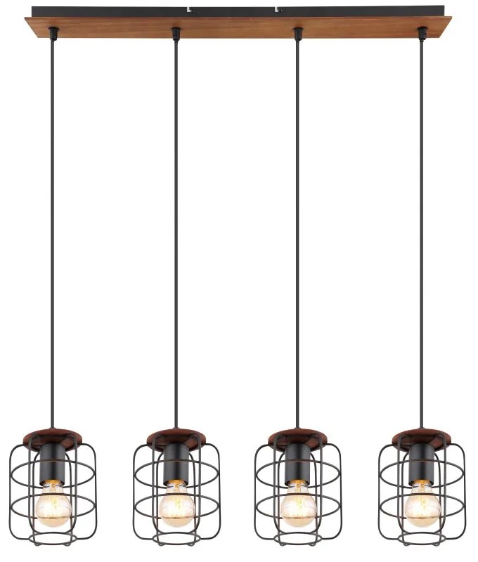 Lustra cu 4 Pendule minimaliste stil industrial Willa