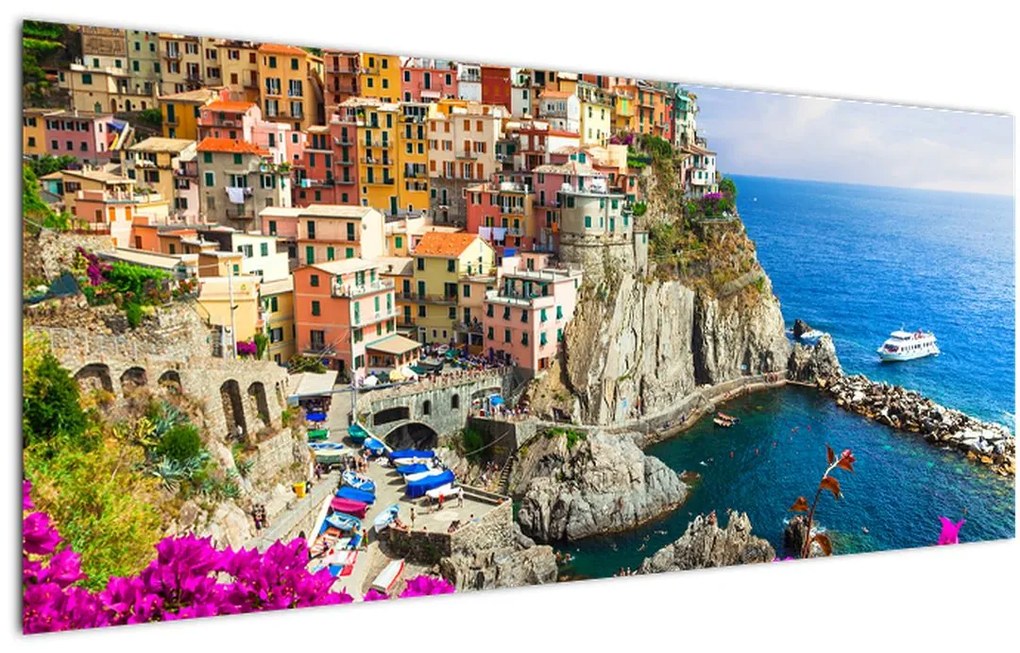 Tablou - Satul italian Manarola (120x50 cm)