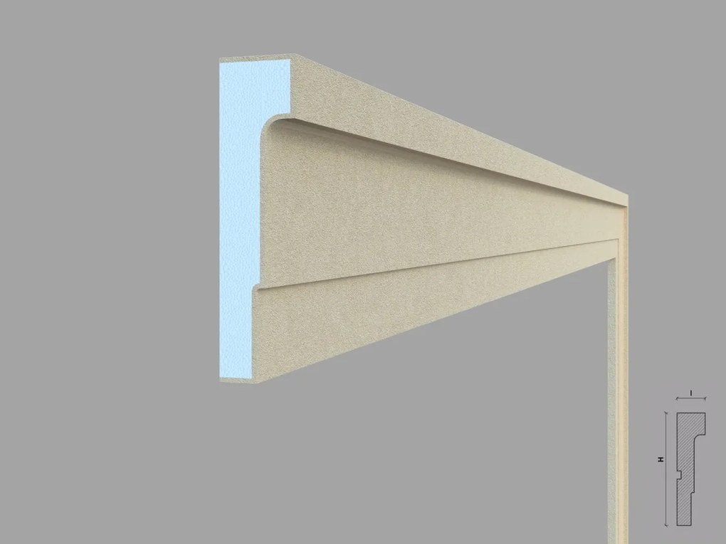 Ancadrament fereastra exterior FP112 dimensiuni 140x35x2000mm