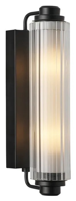 Aplica baie IP44 design elegant art-deco Nimal black