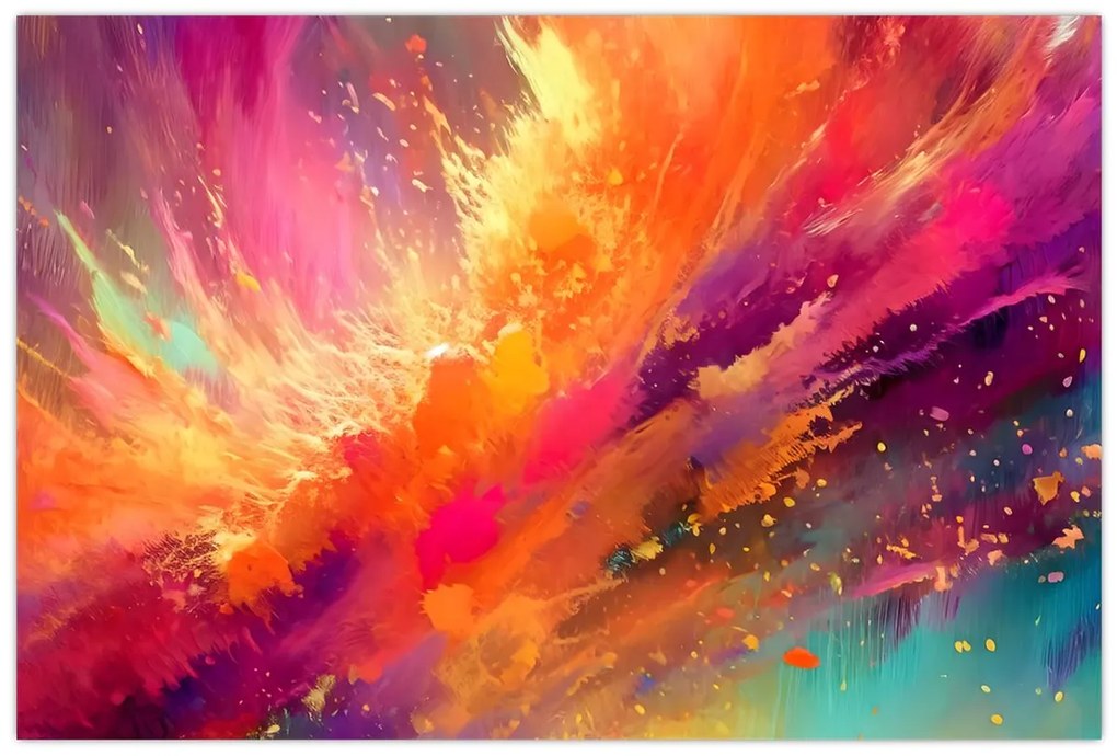 Tablou - Abstractizare dinamică (90x60 cm)