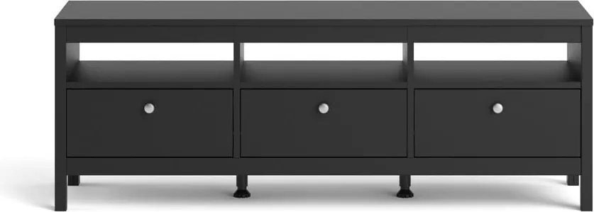 Comodă TV neagră 151x54 cm Madrid – Tvilum