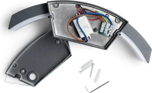 Lampă LED de exterior cu senzor ARCELO LED/9W/230V 50 cm IP54