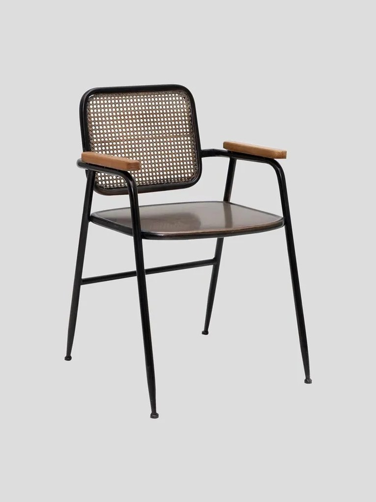 Scaun dining multicolor din metal Jerrie