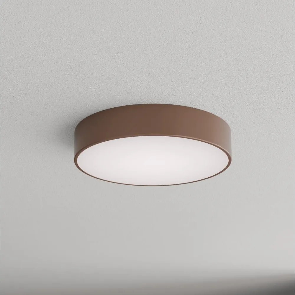 Brilagi - Plafonieră pentru baie cu senzor CLARE 3xE27/24W/230V, Ø 40 cm, maro, IP54