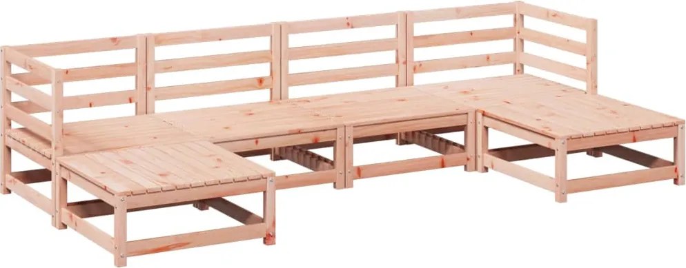 vidaXL Set canapele grădină, 6 piese, lemn masiv brad douglas