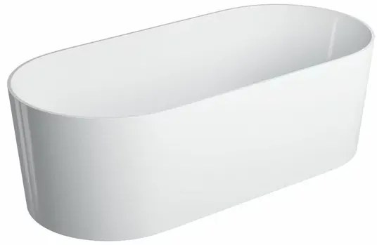 Cada freestanding Omnires Ovo M+ alb  160x75 cm