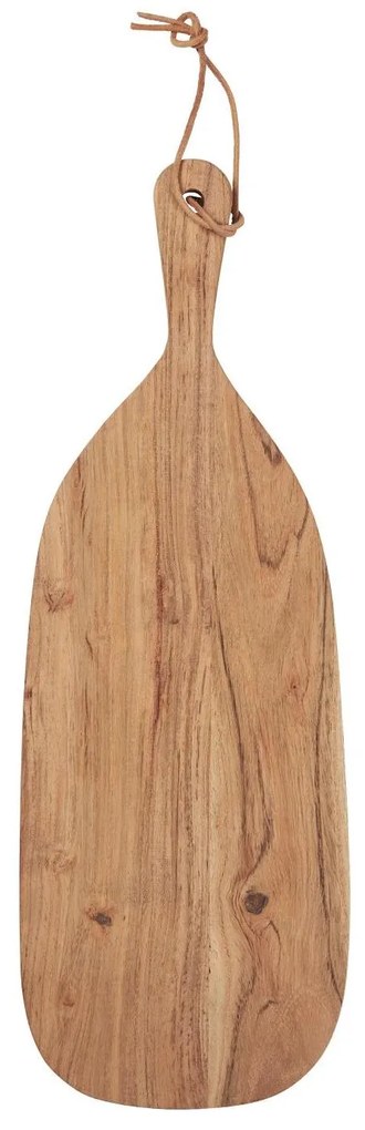 IB Laursen Placa ovala din lemn cu sfoara de piele ACACIA WOOD - diferite dimensiuni Marime: M