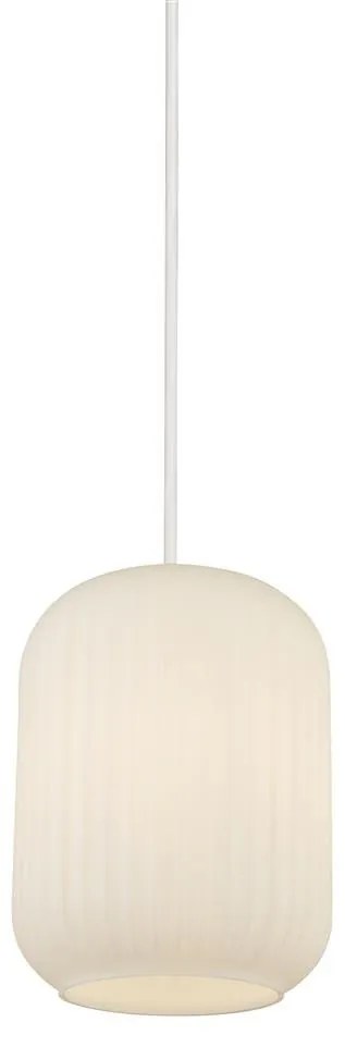 Pendul din sticla alba Pearl