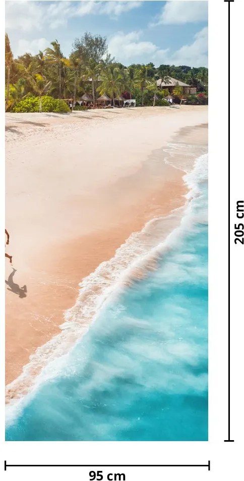 Fototapet pentru ușă - Echipament pentru plajă (95x205cm)