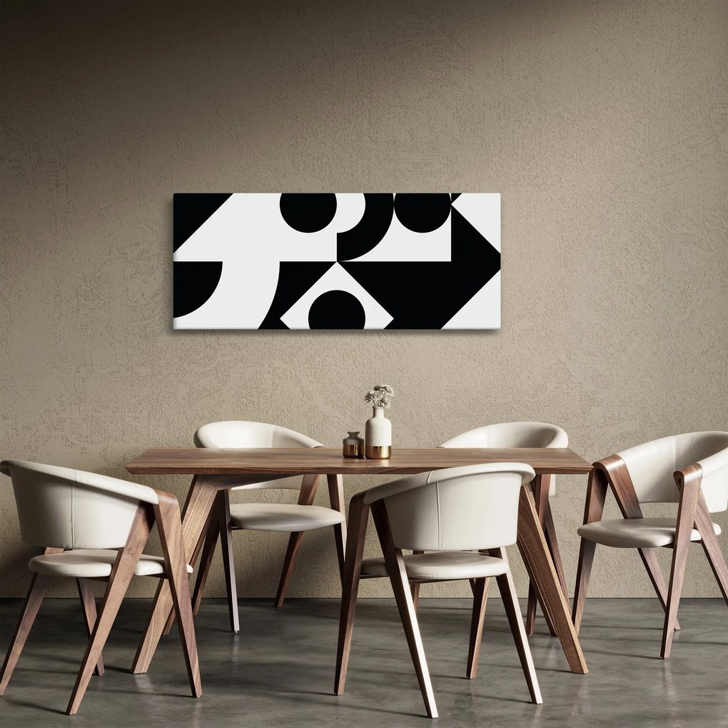 Tablou - Abstracție geometrică N⁰1 (120x50 cm)
