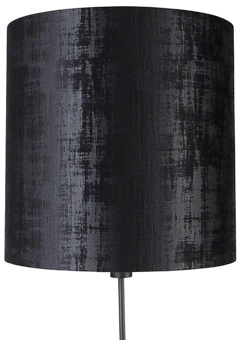 Lampă de podea abajur negru negru 40 cm reglabil - Parte