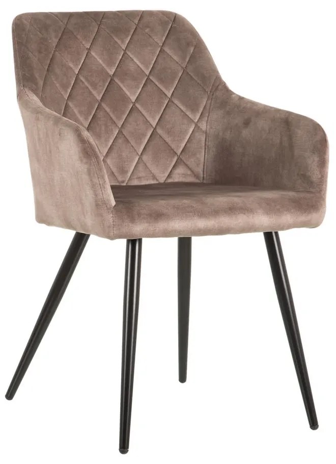 Set 2 scaune dining bej Taupe Fabric Chair