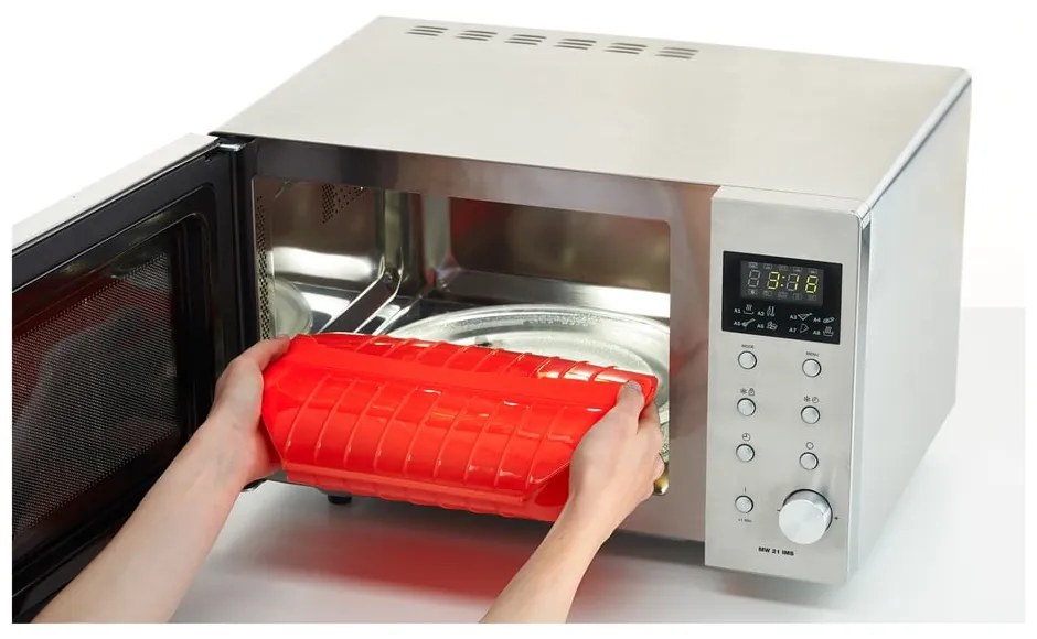 Recipient din silicon pentru gătire la aburi – Lékué