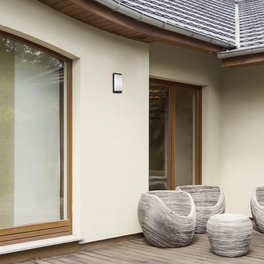 Aplica de perete pentru iluminat exterior IP65 Opole negru mat, alb