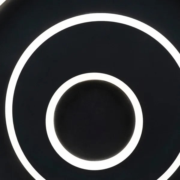 BRILAGI - plafonieră LED dimmabilă IRIS LED/83W/230V 46x50 cm neagră + telecomandă
