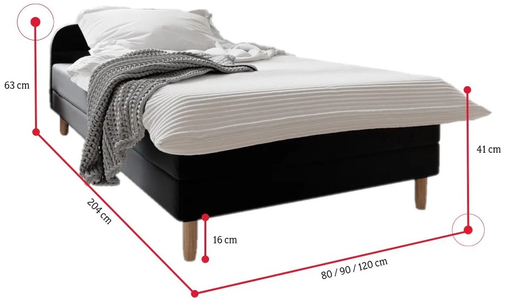 Supermobel Pat tip hotel HOT 2, 80x200, cosmic 800