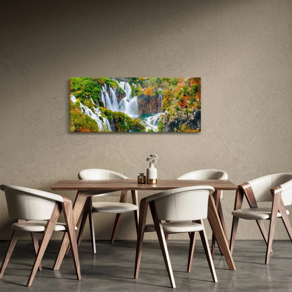 Tablou - Parcul Național Lacurile Plitvice (120x50 cm)