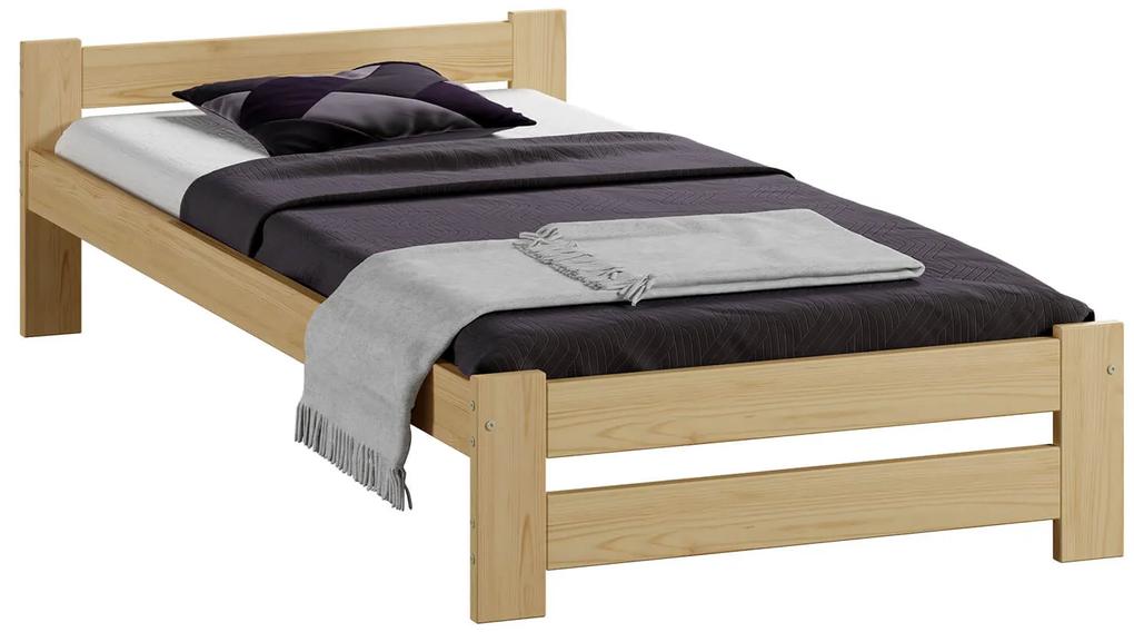 Inter 90x200 EKO pat din lemn cu saltea din spumă Megana