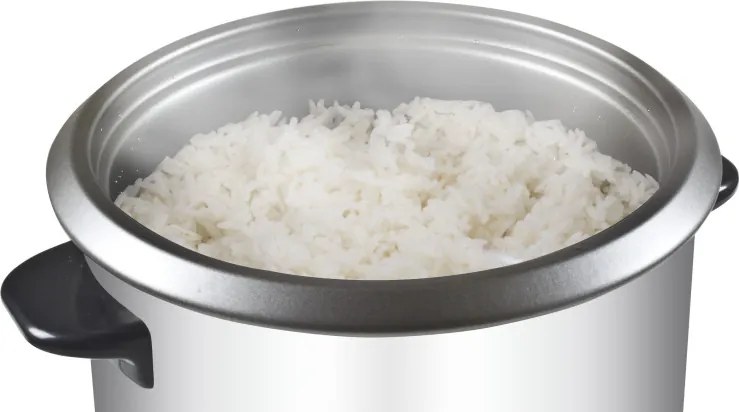 Aparat pentru gătit orez Beper 90.550, 400 W, 1 l, până la 625 g de orez, menținere a căldurii, oțel inoxidabil