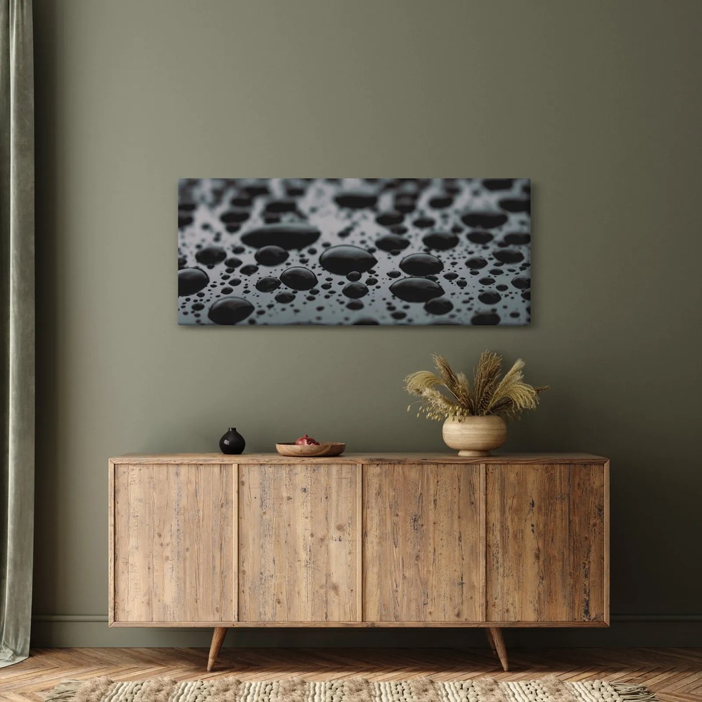 Tablou cu picături de apă (120x50 cm)