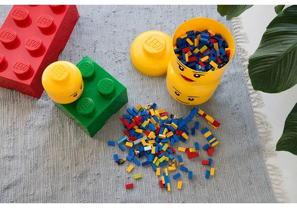Cutie depozitare LEGO® Winky L, galben, ⌀ 24,2 cm