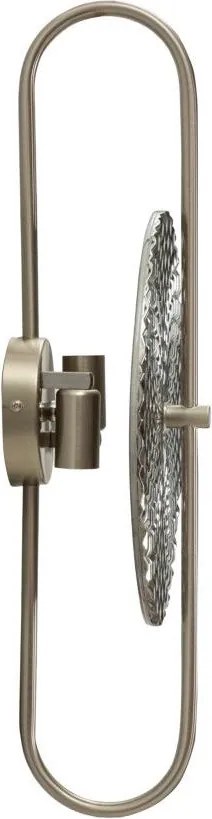 Aplică de perete argintie din metal Silvery – Mauro Ferretti