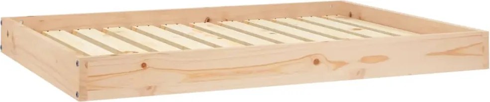 vidaXL Pat pentru câini, 101,5x74x9 cm, lemn masiv de pin
