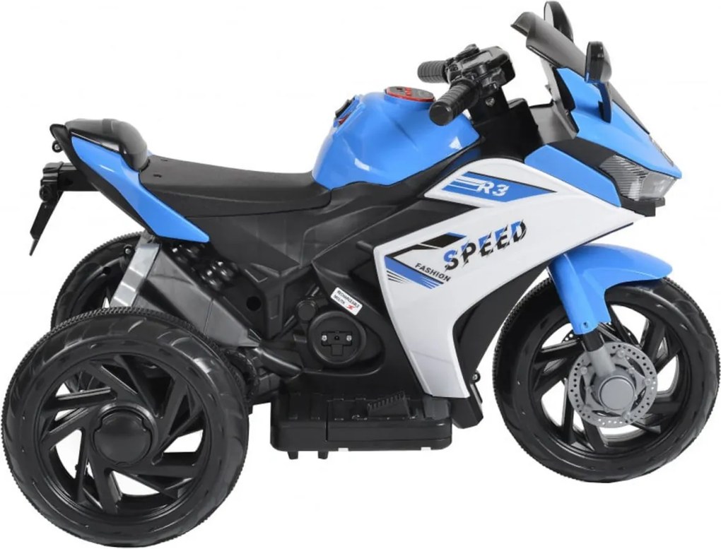 Motocicleta Electrica cu Acumulator Pentru Copii NOVOKIDS™ Speed Hurricane R3, 2-6 ani, Max 30 kg, Cu Sunete si Lumini LED, Trotineta Electrica, 3
