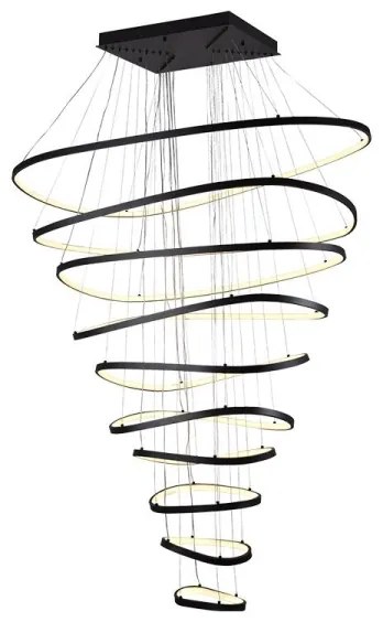 Lustră LED dimabilă aplicată LED/370W/230V 3000-6500K + telecomandă