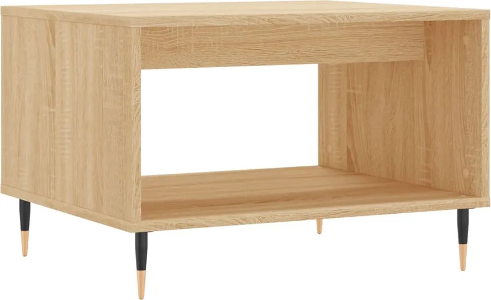 vidaXL Măsuță de cafea, stejar sonoma, 60x50x40 cm, lemn prelucrat