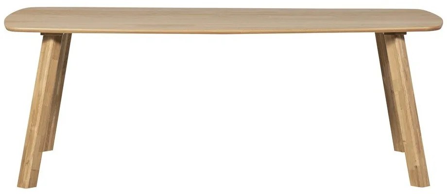 Masă de dining din lemn de stejar 100x180 cm Tablo – WOOOD