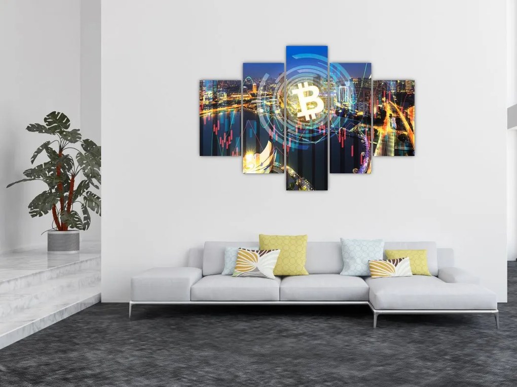 Tablou - Orașul investițiilor (150x105 cm)