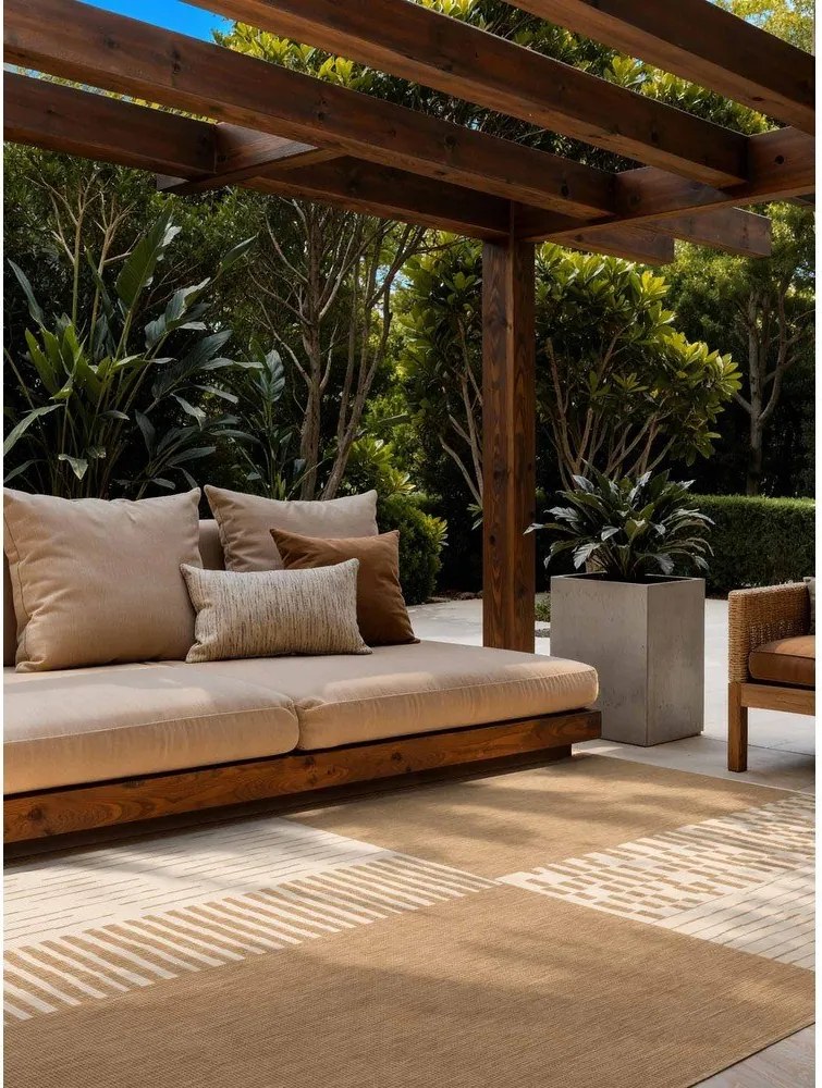 Covor pentru exterior și interior crem/în culoare naturală 160x230 cm Haringey Acacia – Ted Baker