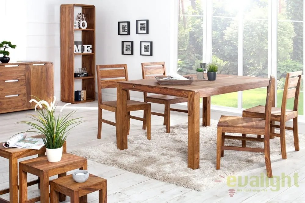 Set de 2 scaune din lemn de trandafir Lagos Sheesham A-35861 VC