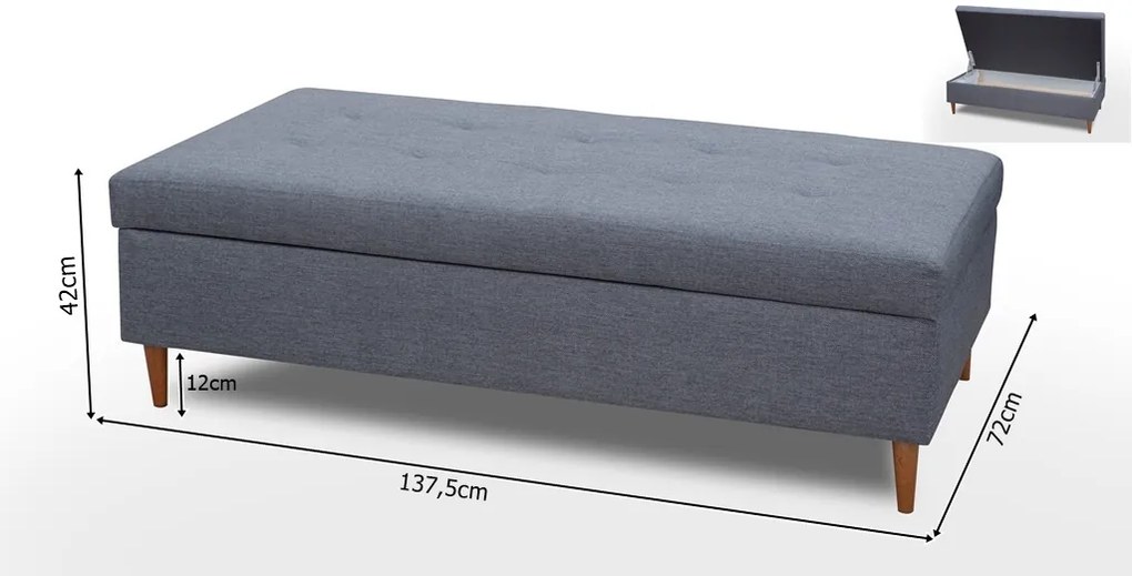 Taburete Aurelio (gri). 1031829