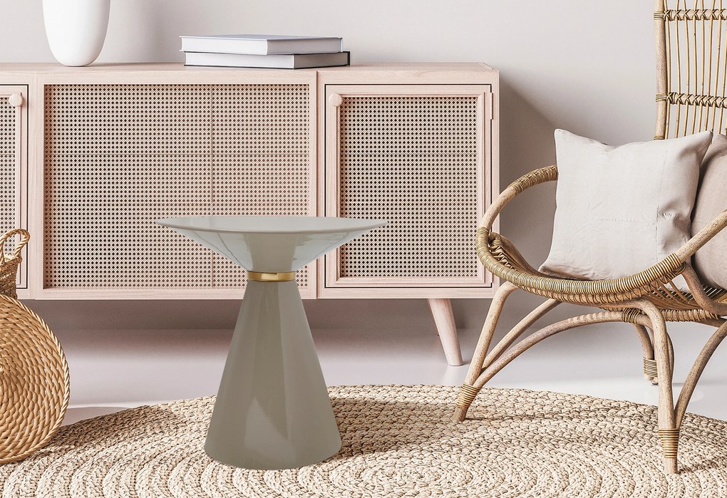 Masuta de cafea rotunda 46,5x46,5x 40 cm taupe