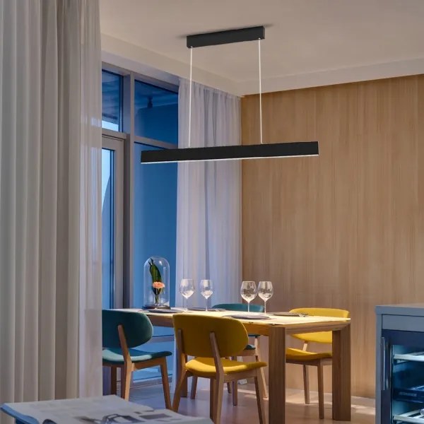 Immax NEO 07076L - Lustr LED dimabil pe cablu negru LISTON LED/18W/230V + DO