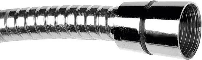 Furtun de duș argintiu lucios din oțel inoxidabil Powerflex – Sapho