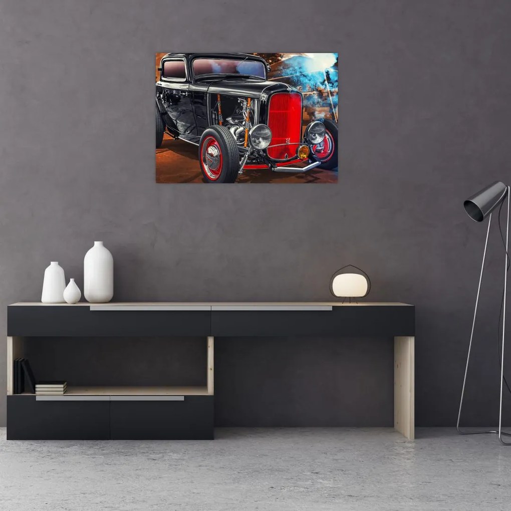 Tablou cu mașina veteran (70x50 cm)