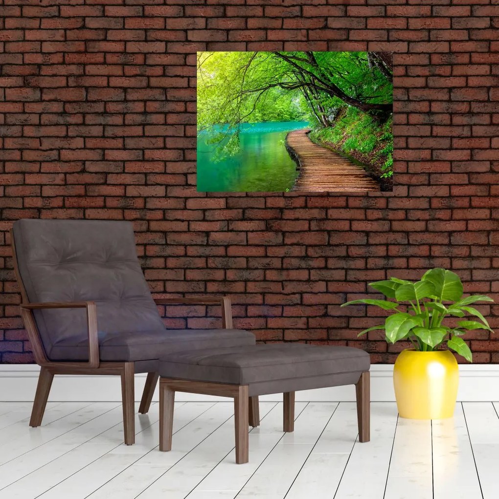 Tablou - Lacurile Plitvice (70x50 cm)