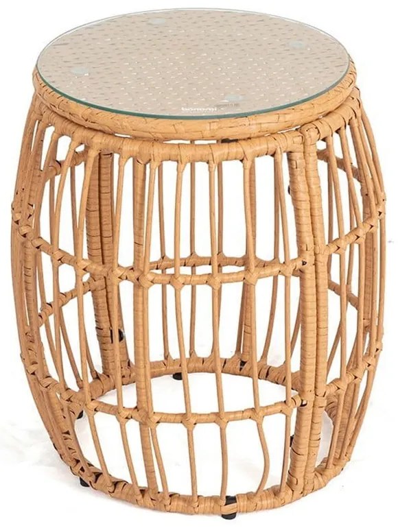 Măsuță auxiliară de grădină rotundă din ratan artificial ø 47 cm Vistdal - Bonami Essentials