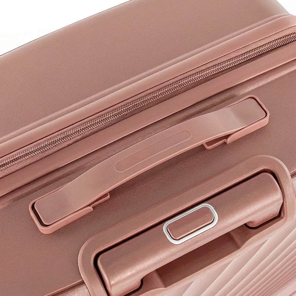 TraveLux Endure valiză mare cu capac dur 76x50x29 cm aur roz