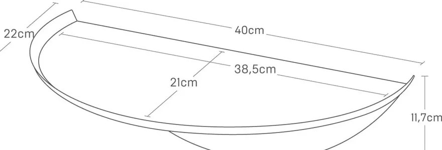 Raft negru din metal 40 cm Tower – YAMAZAKI
