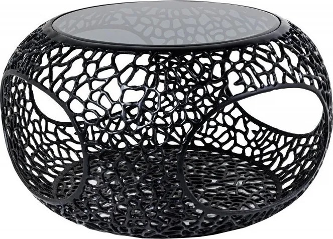 Masuta de cafea design modern Spin 40cm negru