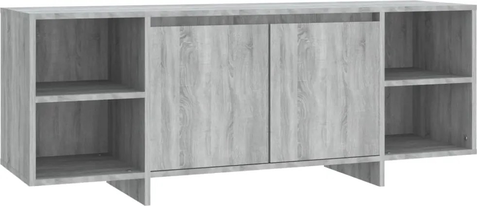 vidaXL Comodă TV, gri sonoma, 130x35x50 cm, PAL