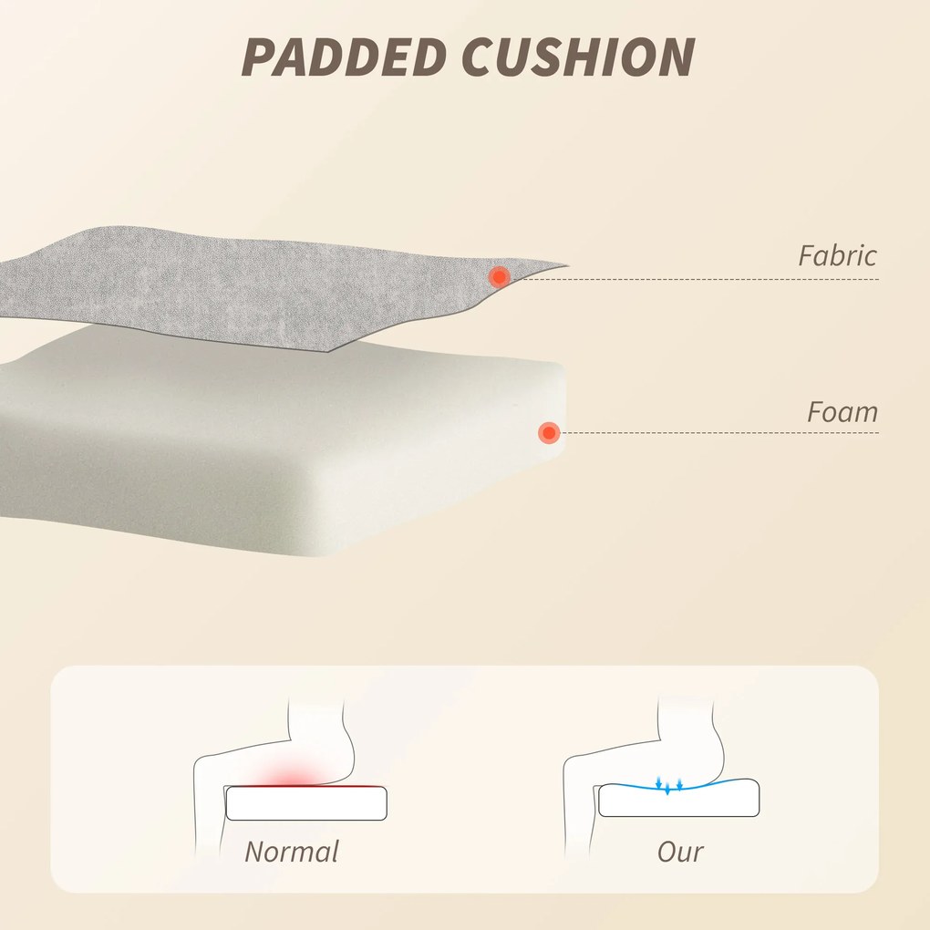 HOMCOM Scaun de Birou Masaj Vibrant și Încălzitor cu Suport pentru Picioare, Scaun Reclinabil 135° de Birou în Velluto cu Brațe și Înălțime Reglabilă pentru Studiu, Gri | Aosom Romania